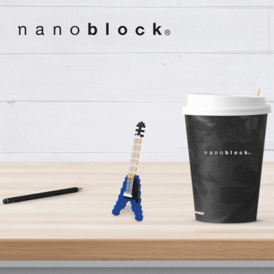 NBC-095 Nanoblock chitarra elettrica blu