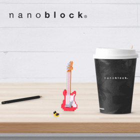 NBC-171 Nanoblock chitarra elettrica rossa
