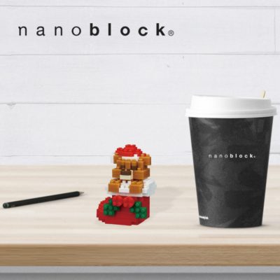 NBC-235 Nanoblock Orsacchiotto nella calza natalizia